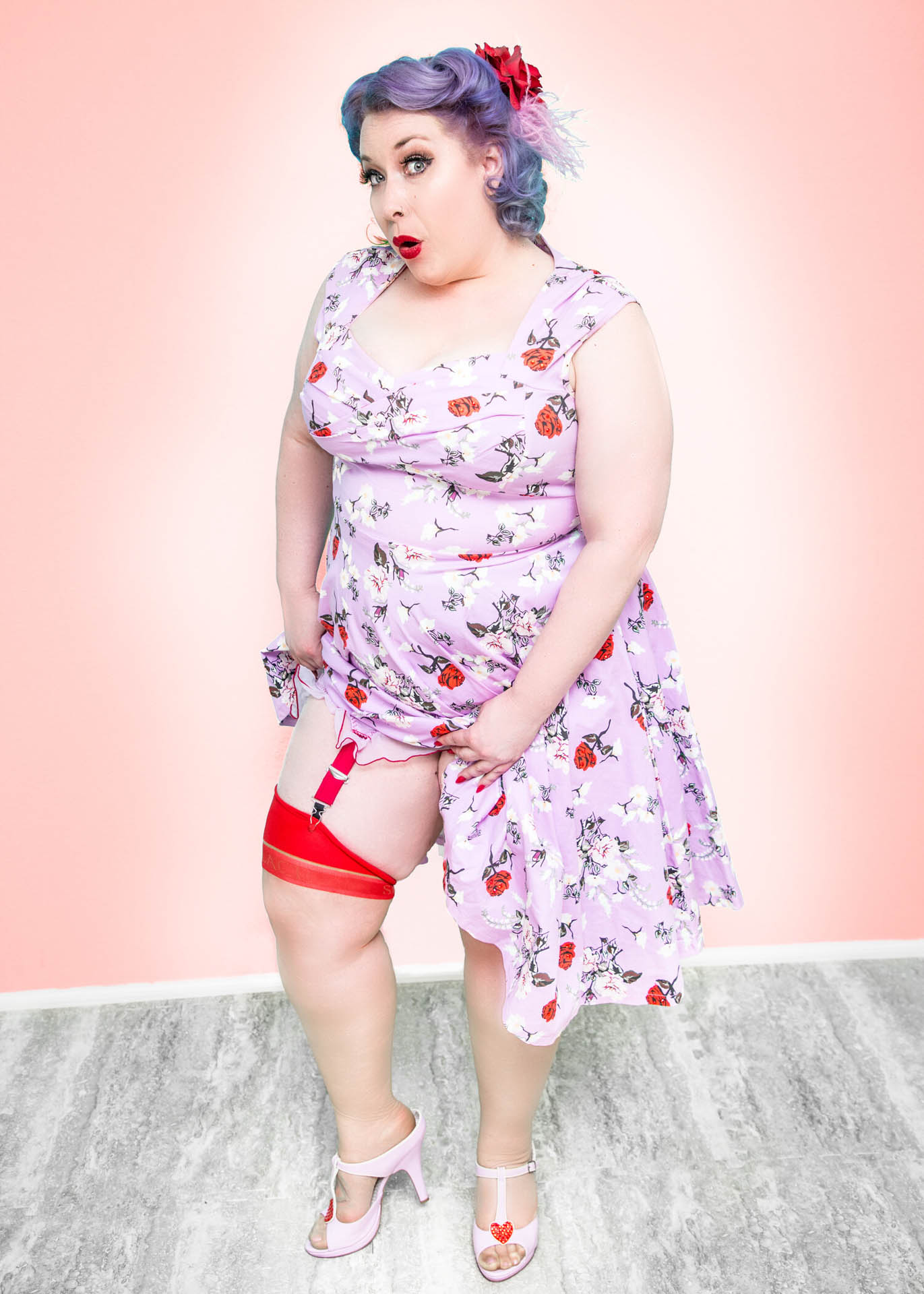 pinup shot by emerald fox