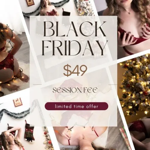 Black Friday minimalist instagram post