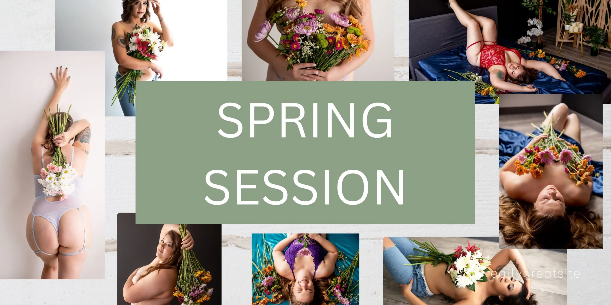 Spring Boudoir with Fresh Flowers Beige And Black Minimal Coming Soon Announcement Banner Scaled